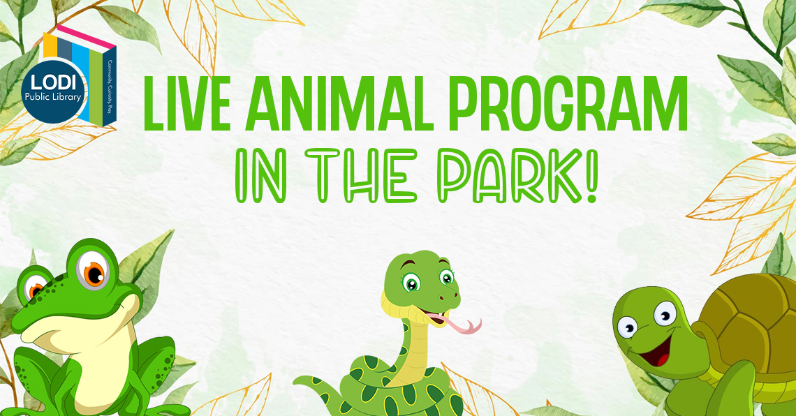 promotional slider for our animals in the park program
