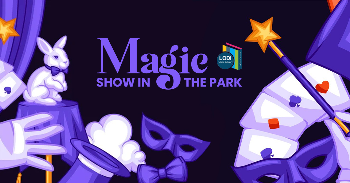 promotional slider for magic show