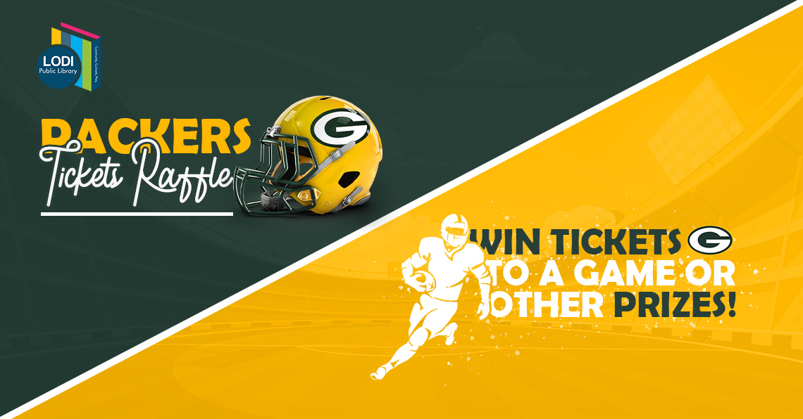 promotional slider for Packers tickets raffle